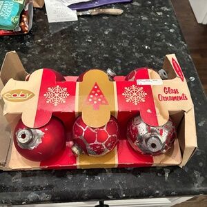 1940's Coby glass ornaments